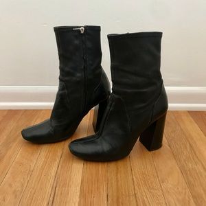 Zara black ankle boots
